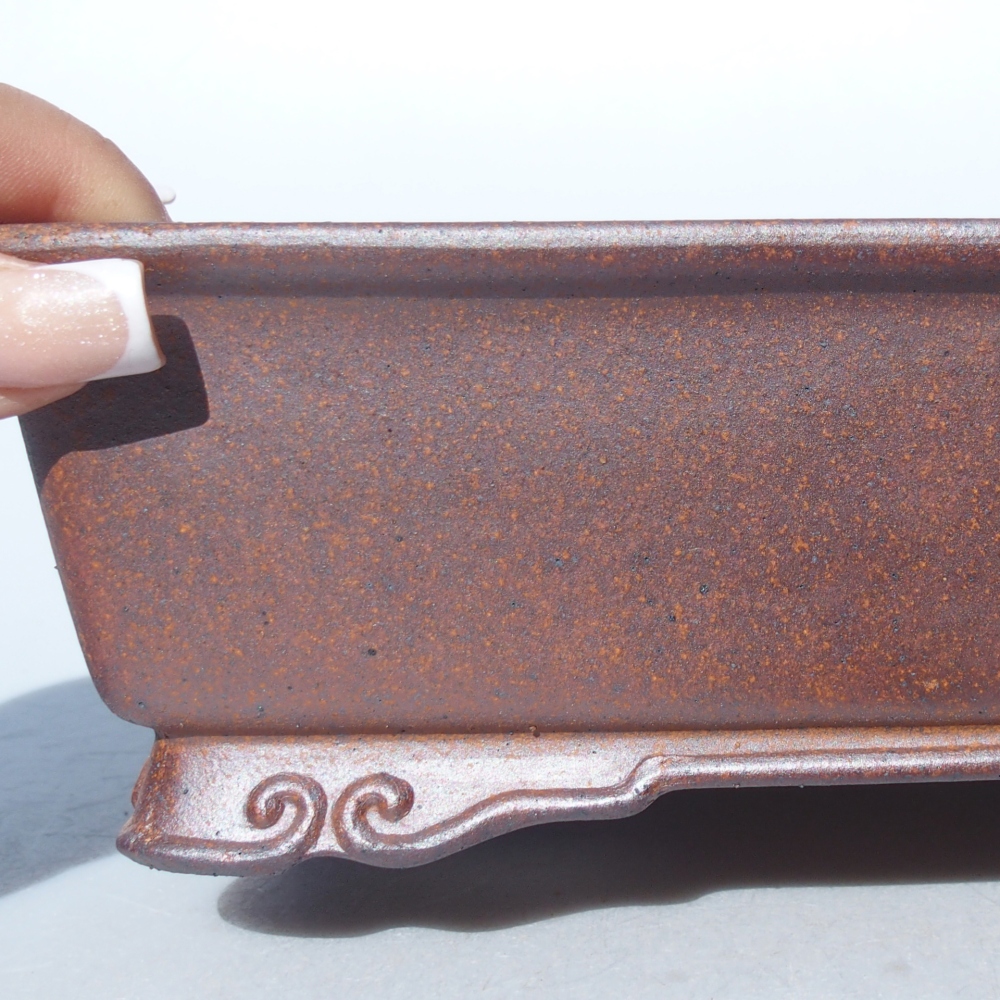 Bowl 21 x 17 x 7 cm brown