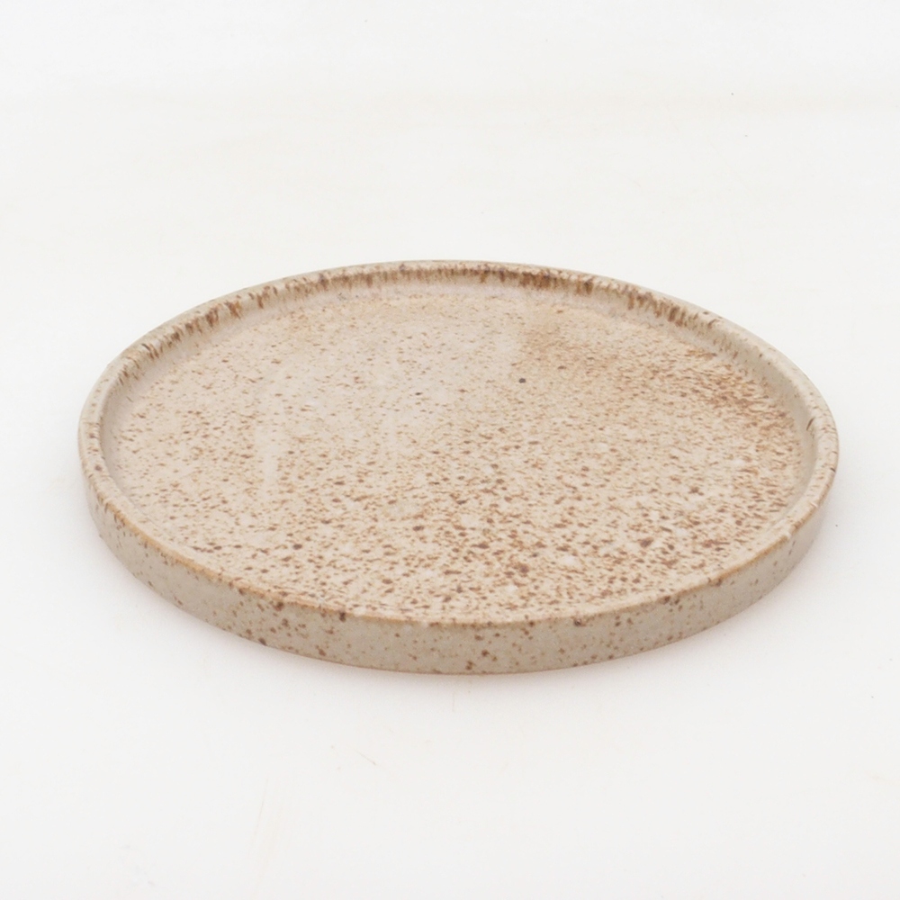 Bonsai bowl round D6-L - 13.5 x 13.5 x 1 cm - beige