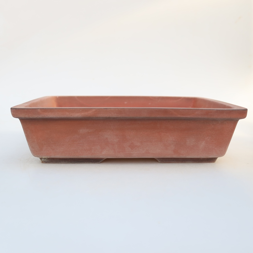 Ceramic Bowl  25.5 x 19 x 7 cm, brick red