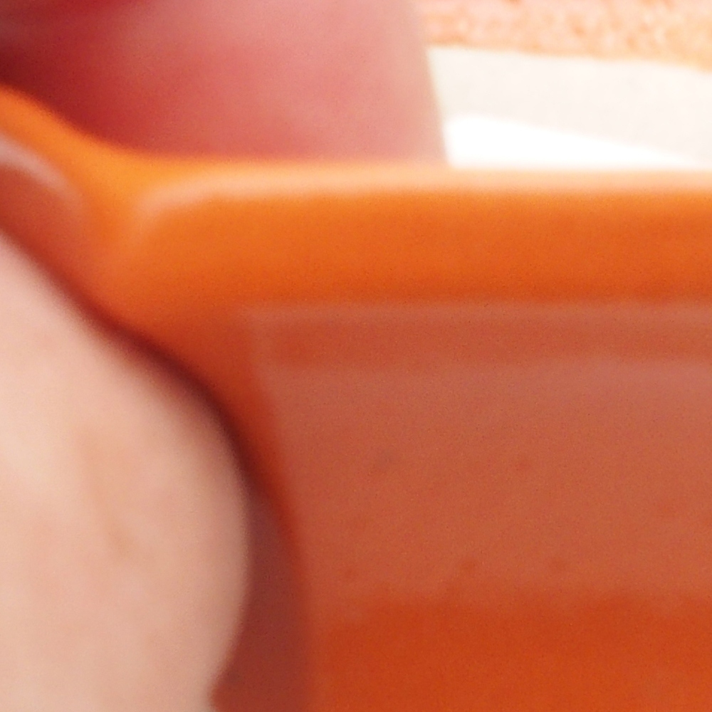 Mini bonsai bowl 5 x 4,5 x 2,5 cm, color orange