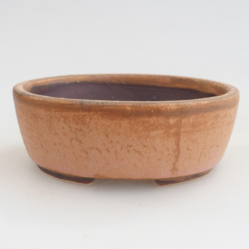 Ceramic bonsai bowl 9,5 x 8 x 3 cm, color pink