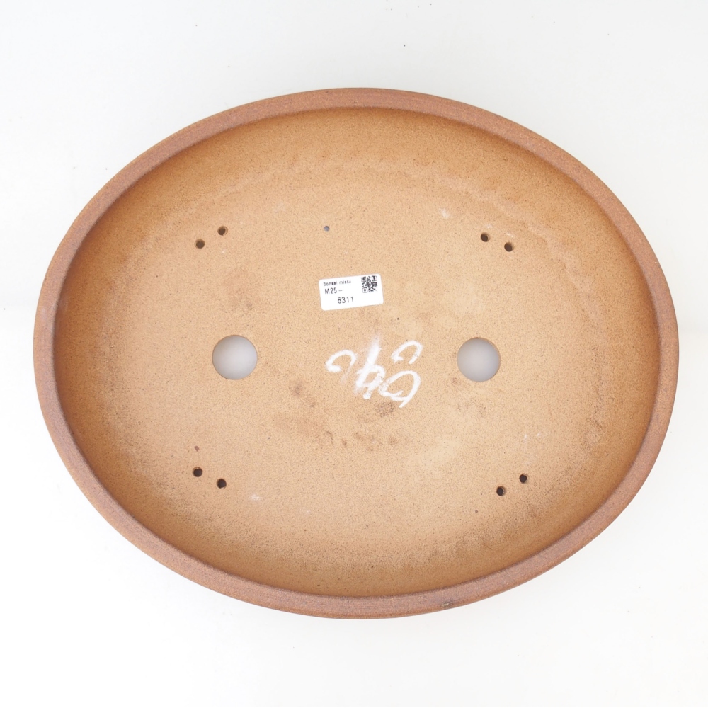 Bonsai bowl 38 x 31 x 8,5 cm , colour brown