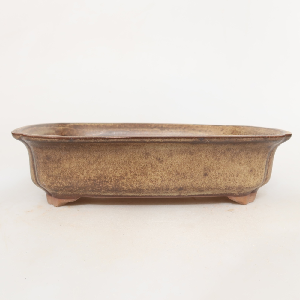 Ceramic Bowl, 24 x 17 x 6 cm, brown