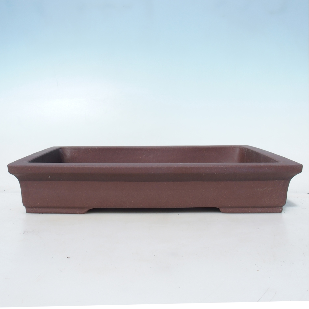 Bonsai bowl 36,5 x 24 x 6,5 cm birch brown