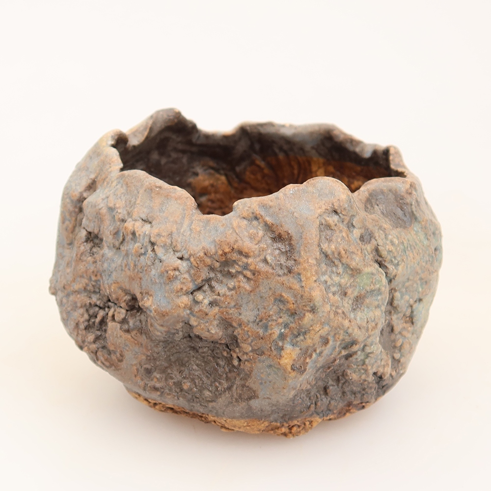 Ceramic Eggshell  5.5 x 5.5 x 6 cm, blue