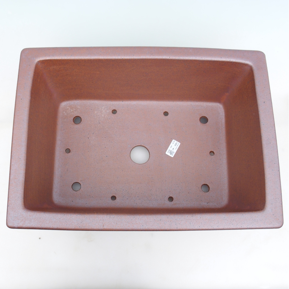 Ceramic bonsai bowl 51 x 37,5 x 20 cm , metal colour - PERSONAL COLLECTION ONLY or pallet transport