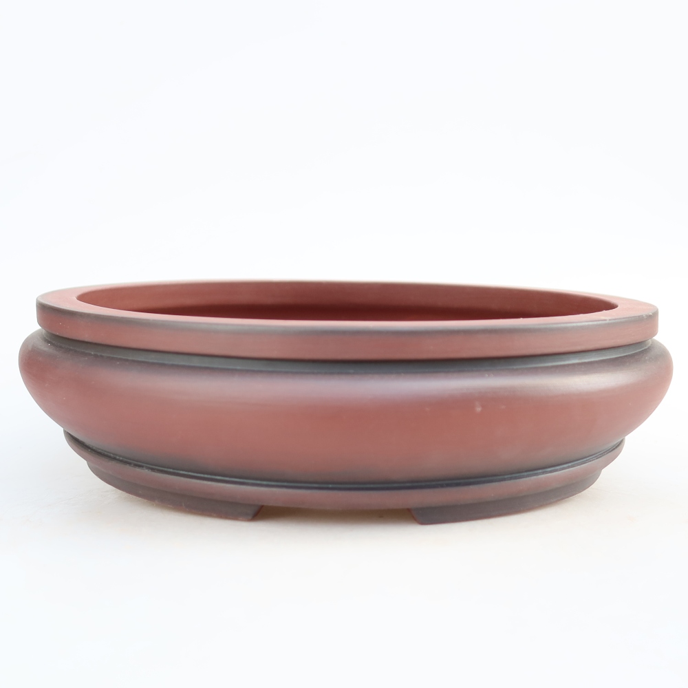 Ceramic Bowl  27 x 27 x 7.5 cm, brick red