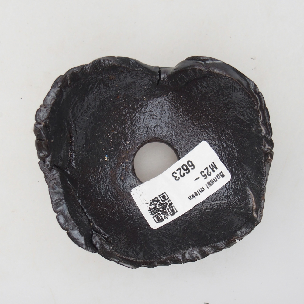 Ceramic Shell 8,5 x 8 x 5 cm , colour black