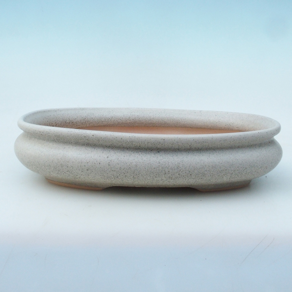 Bonsai bowl + saucer H01 - 12x9x5 cm