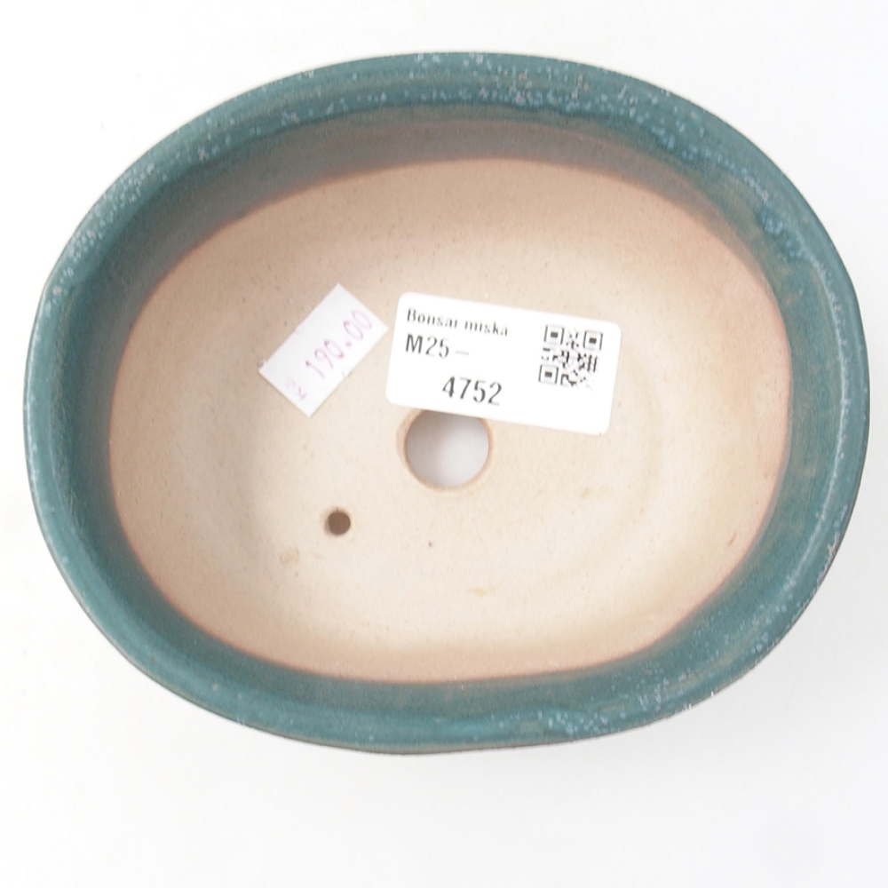 Ceramic bonsai bowl 12 x 10 x 5,5 cm, color blue
