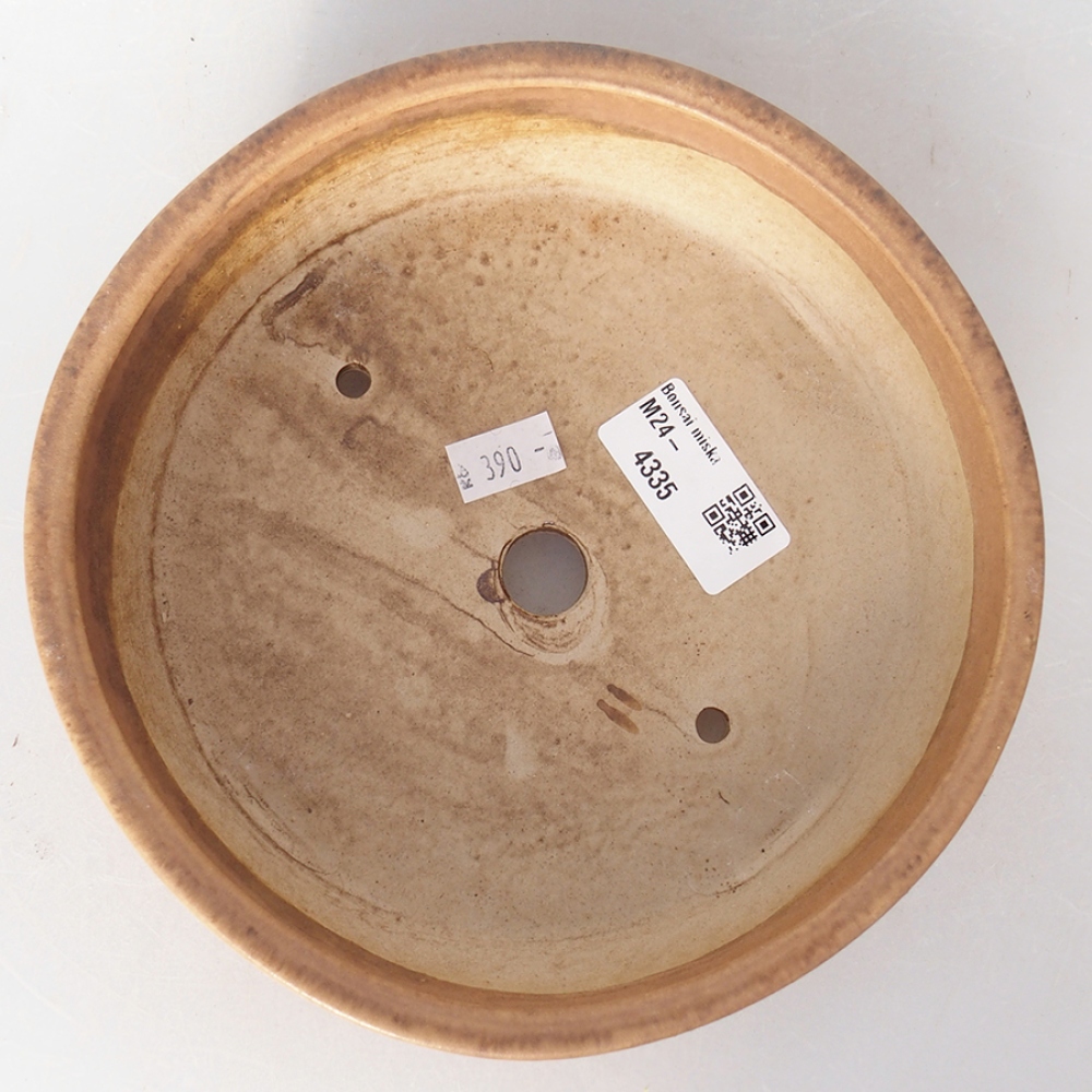 Ceramic bonsai bowl 18 x 18 x 5 cm, color pink