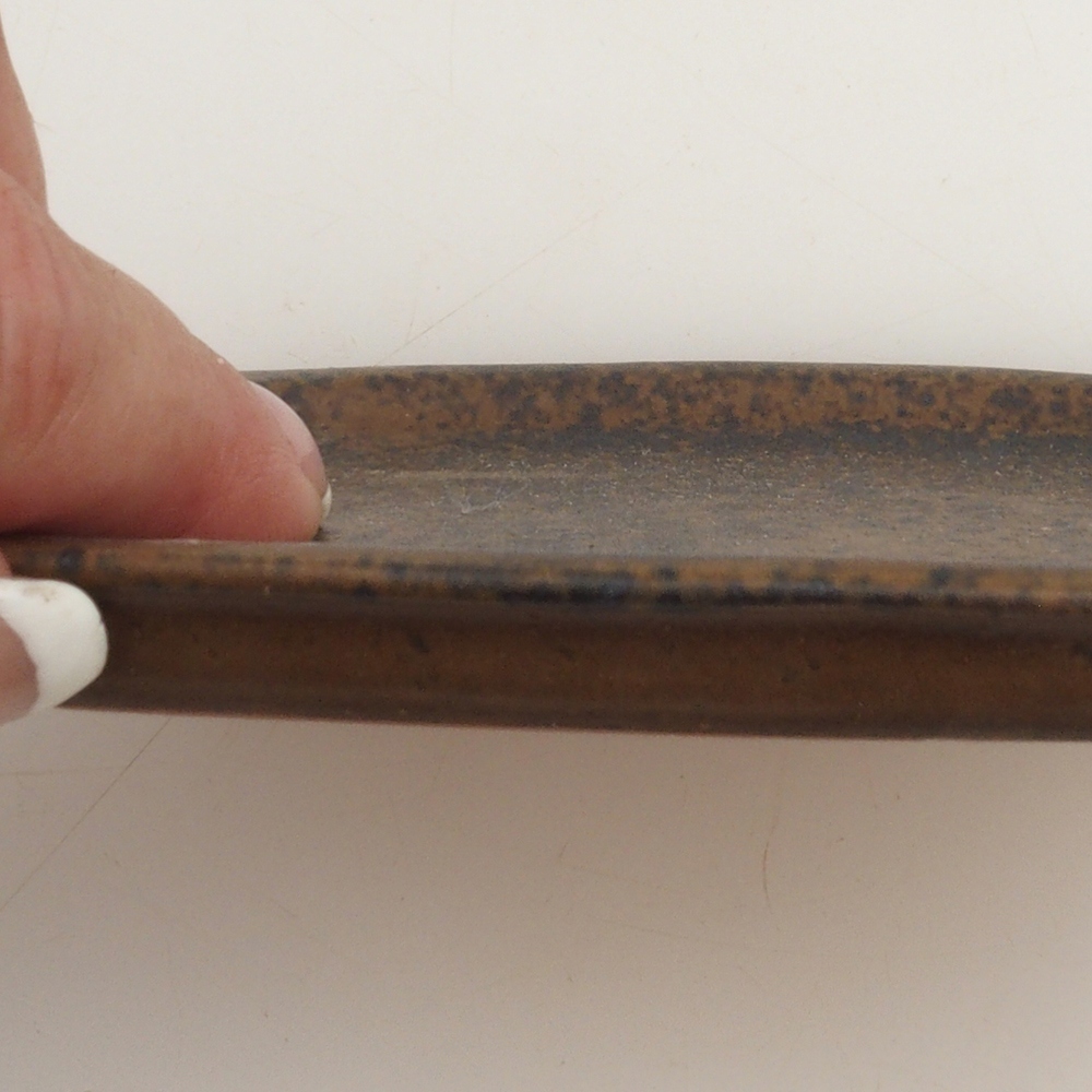Ceramic bowl H11 - 11.5 x 9.5 x 1 cm - brown