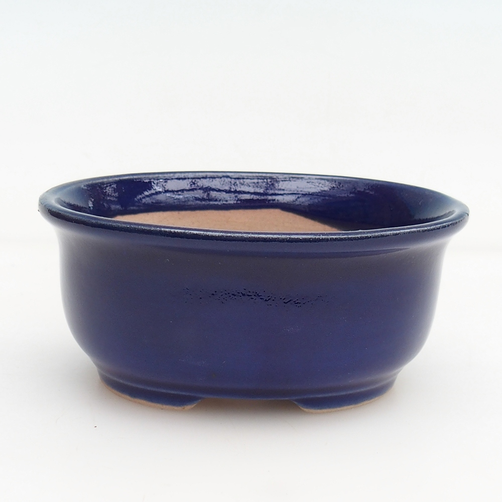 Bonsai bowl H30 - 12 x 10,5 x 5,5 cm. - blue