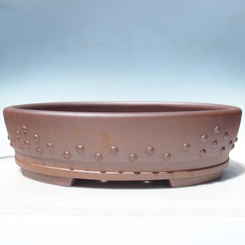 Bowl 61 x 49 x 11,5 cm brown - PERSONAL COLLECTION OR PALLET TRANSPORT ONLY