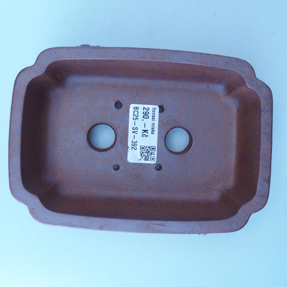 Bowl 16 x 11 x 6 cm brown