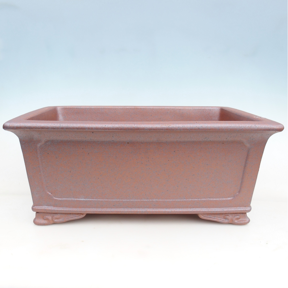 Ceramic bonsai bowl 51 x 38 x 21 cm , metal colour - PERSONAL COLLECTION ONLY or pallet transport