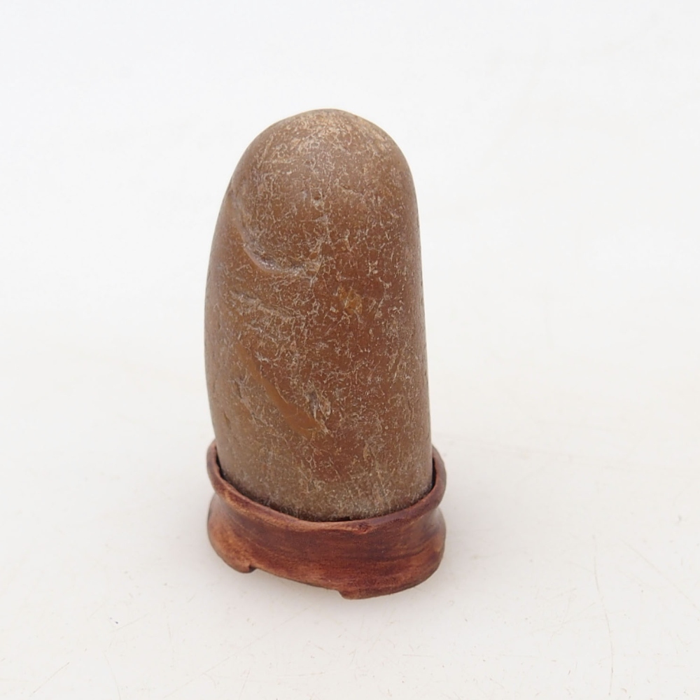Suiseki - Stone with DAI (wooden pad)