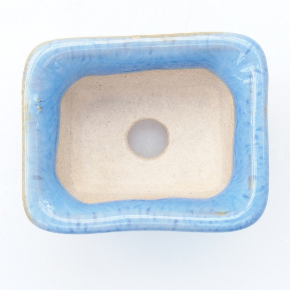 Mini bonsai bowl 3 x 2,5 x 2 cm, colour blue
