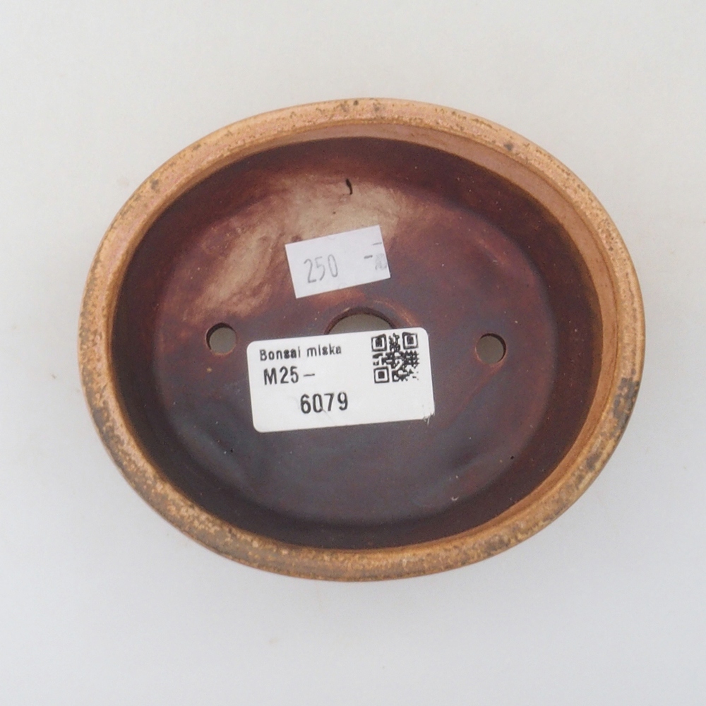 Ceramic bonsai bowl 10,5 x 9 x 4 cm, color pink