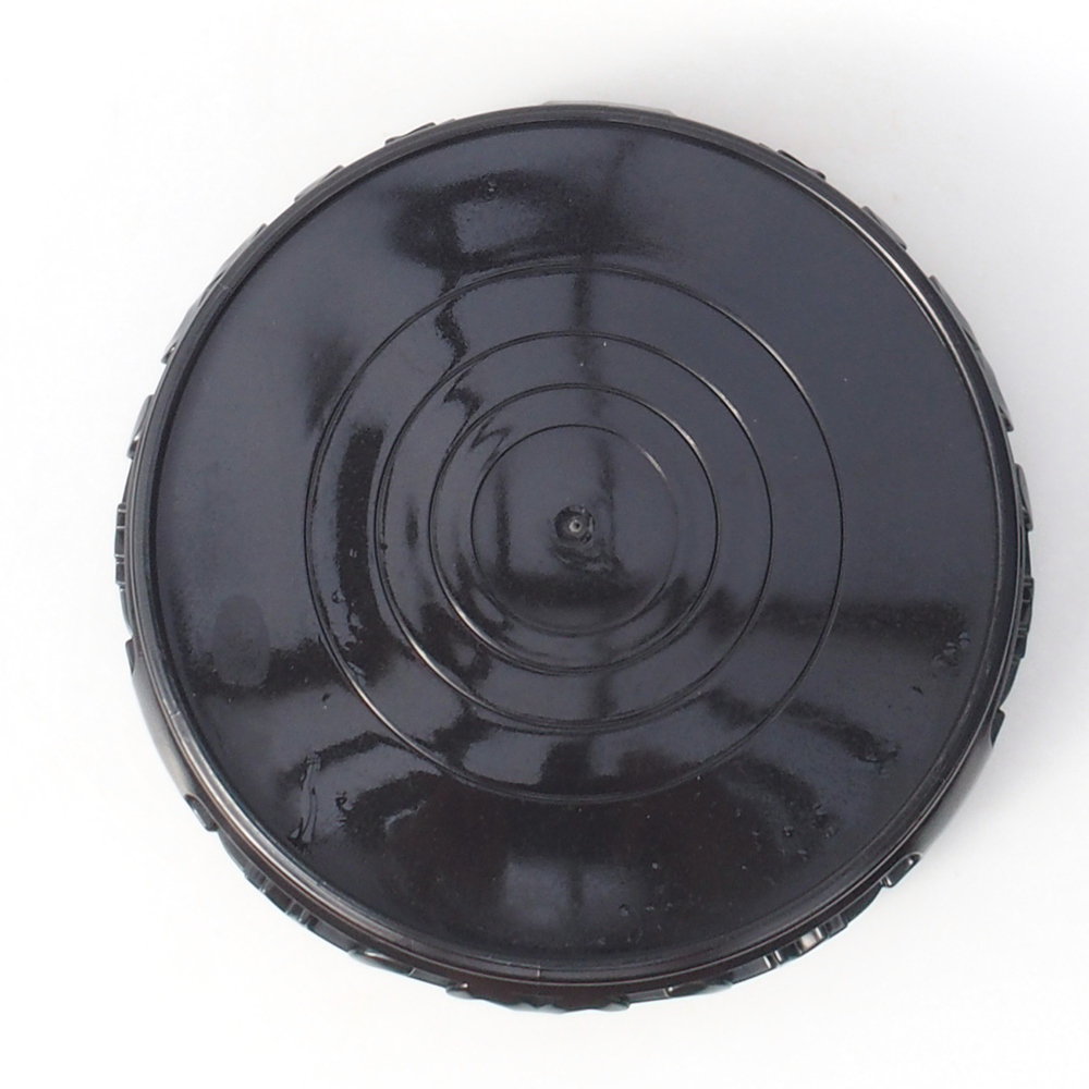 Bonsai table plastic round 21 x 21 x 5  cm, color black
