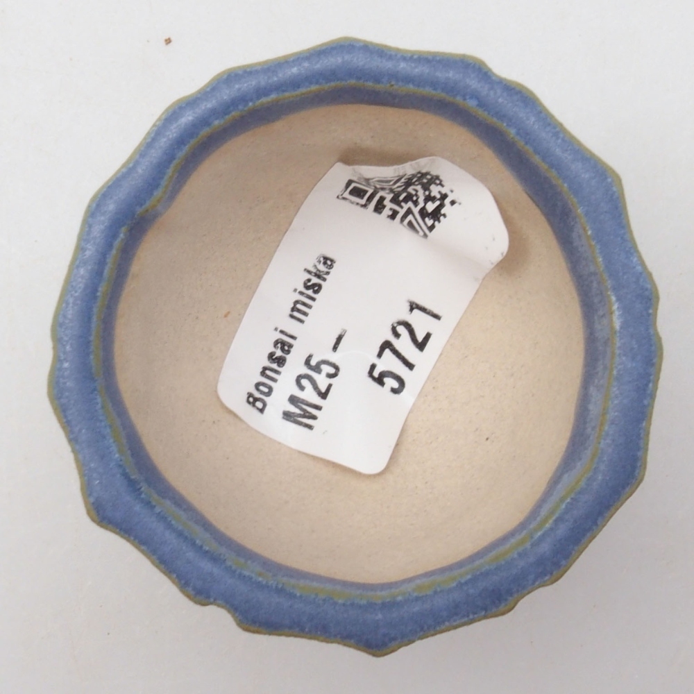 Mini bonsai bowl 5 x 5 x 3 cm, color blue