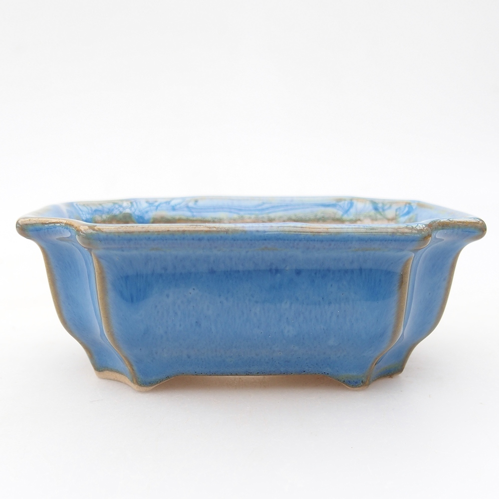 Mini bonsai bowl 9 x 6,5 x 3,5 cm, colour blue