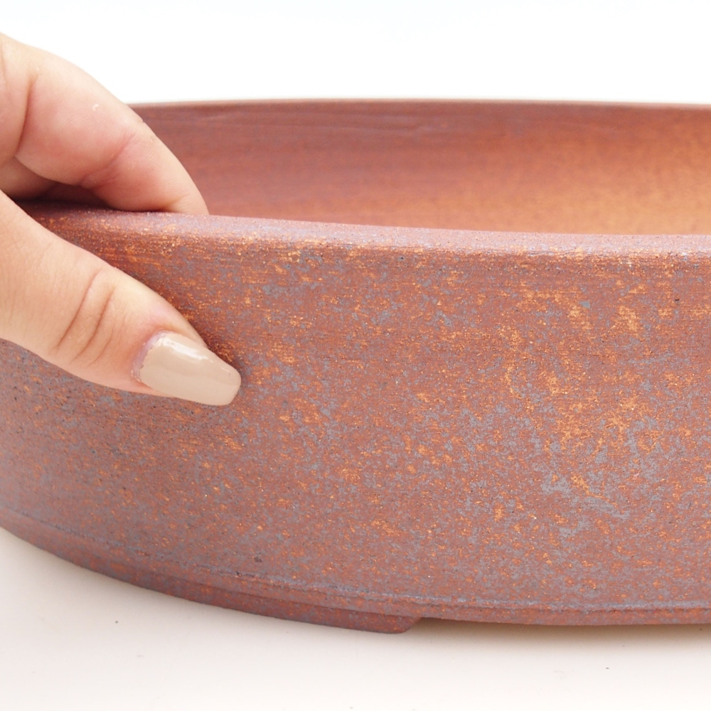 Bonsai bowl 45,5 x 35 x 9,5 cm , metal colour - PERSONAL COLLECTION ONLY or pallet transport