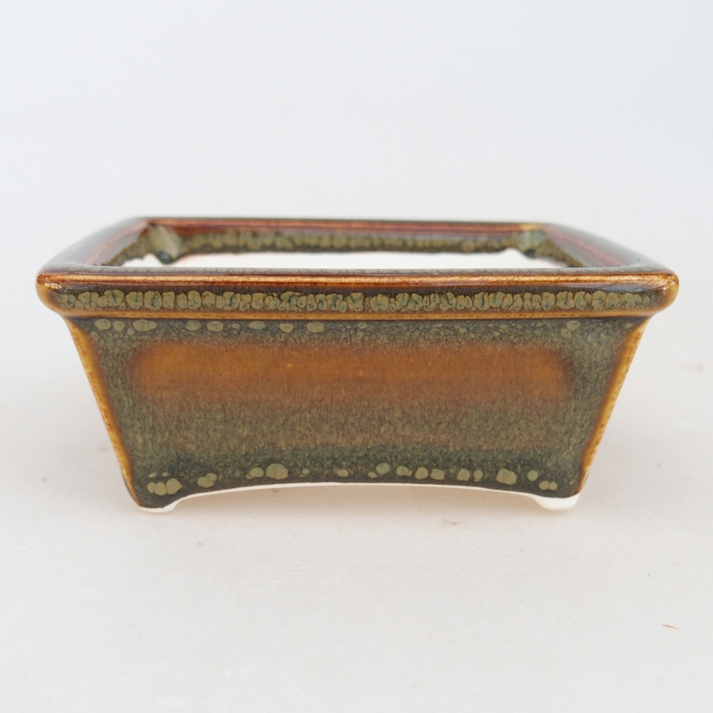 Mini bonsai bowl 7,5 x 6 x 3 cm, brown
