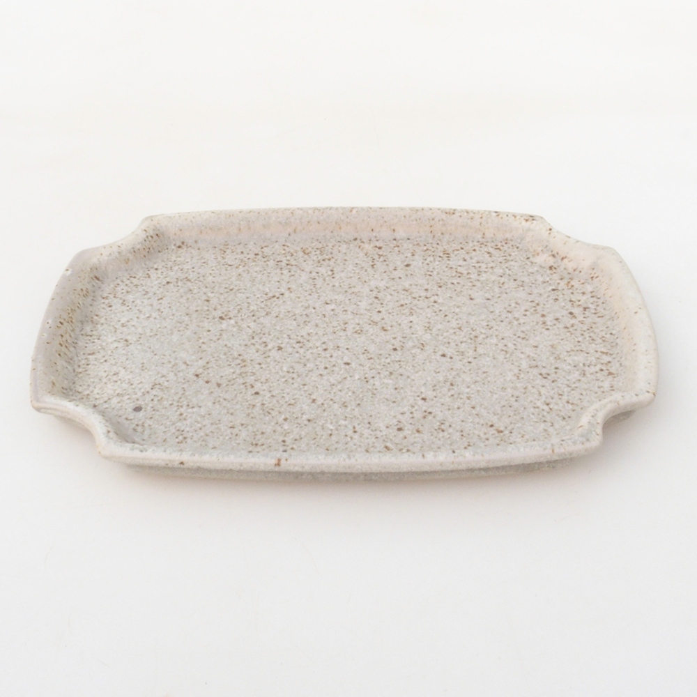 Ceramic bowl H03 - 17 x 12.5 x 1 cm - beige