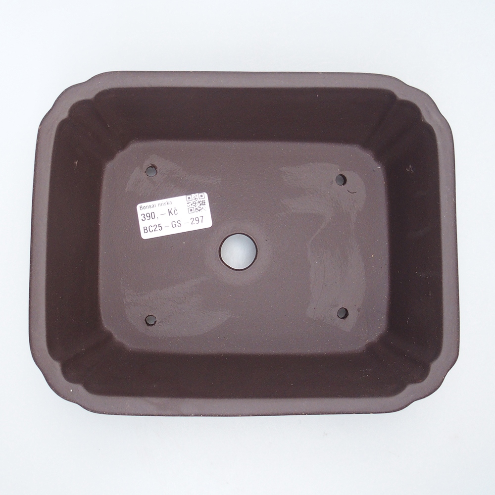 Bowl 21 x 18 x 6,5 cm brown