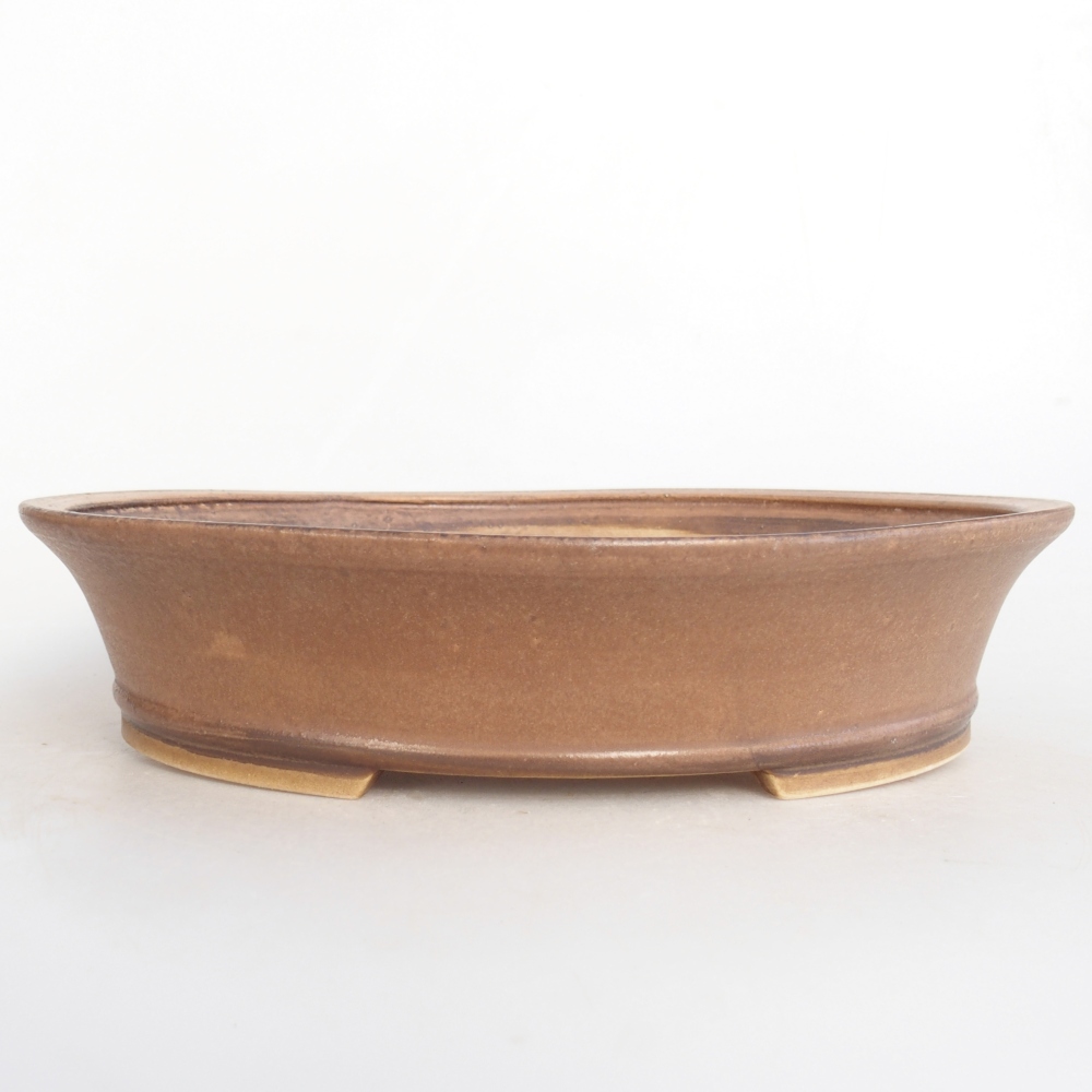 Ceramic bonsai bowl 28 x 25 x 6 cm, pink