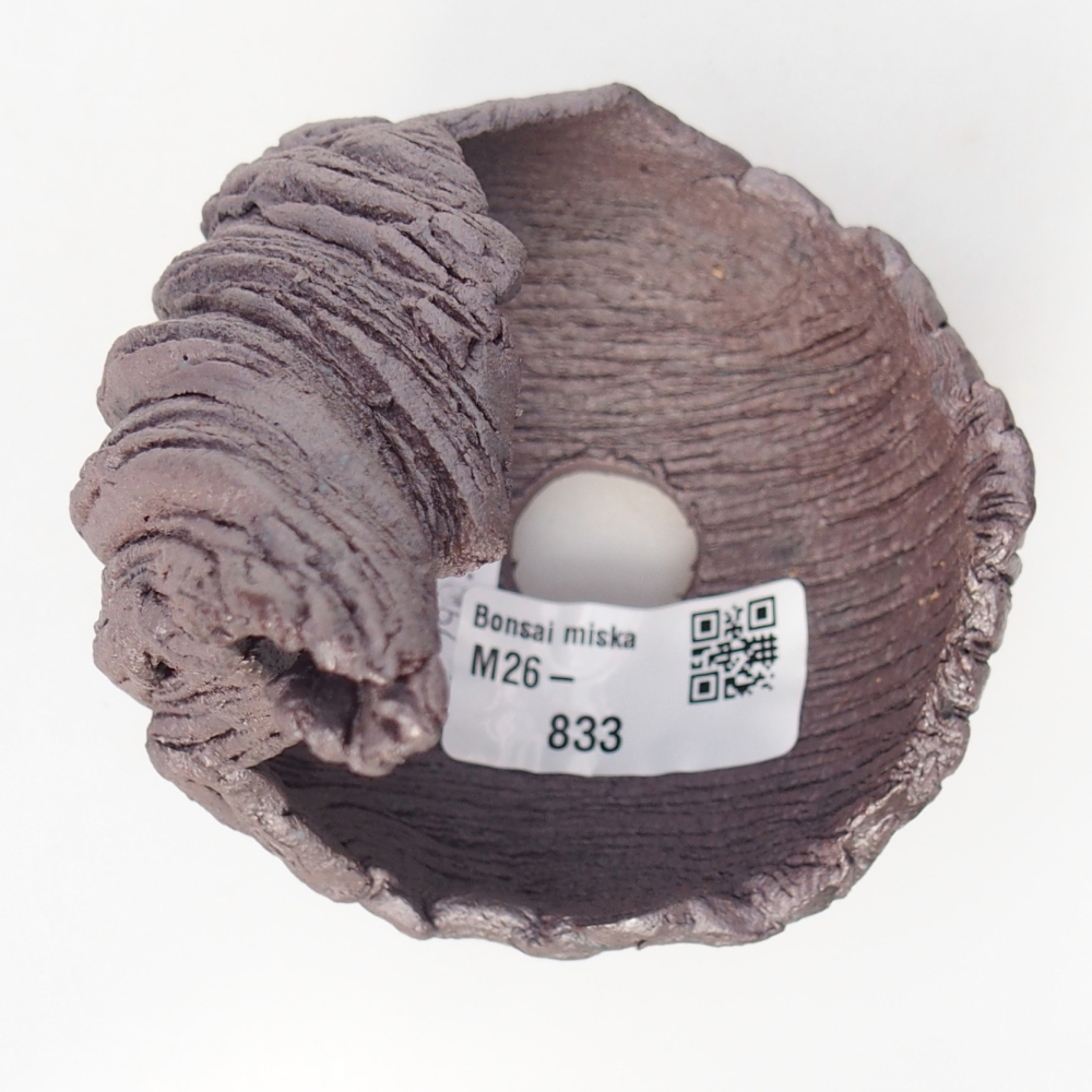 Ceramic Shell 7,5 x 8 x 12,5 cm , metallic colour