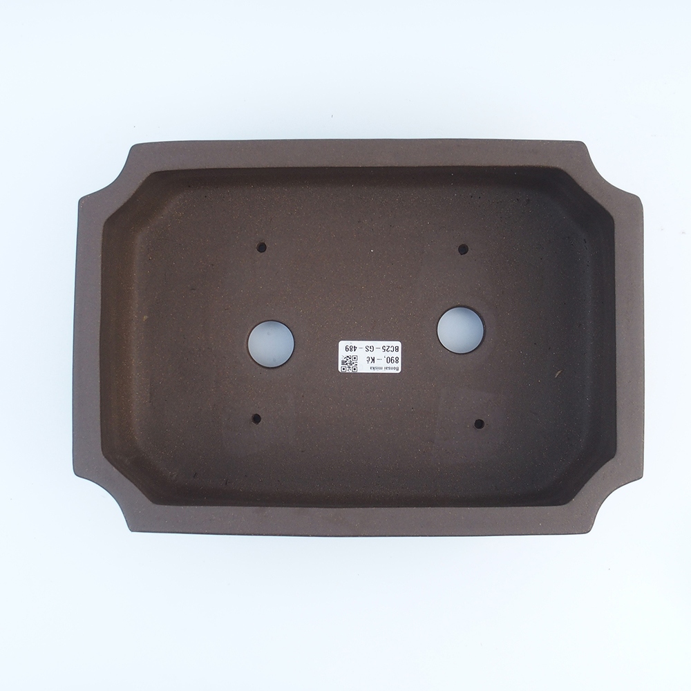 Bowl 32 x 23 x 10 cm brown