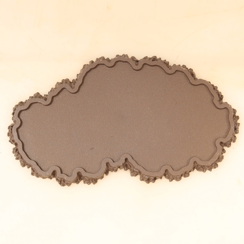 Plastic bonsai stand, 22.5 x 12 x 1 cm, brown