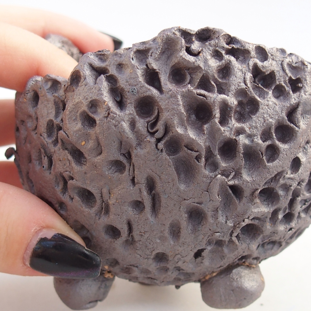 Ceramic Shell 8,5 x 8,5 x 7,5 cm , metallic colour