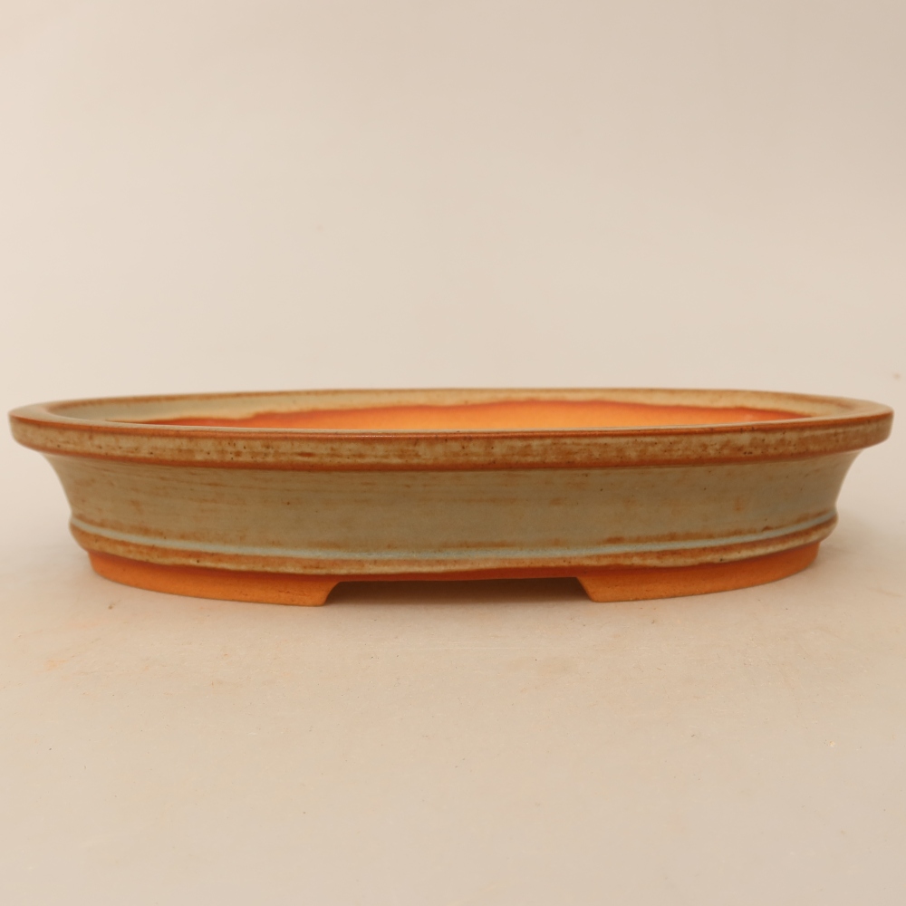Ceramic Bowl  21 x 14.5 x 3.5 cm, beige
