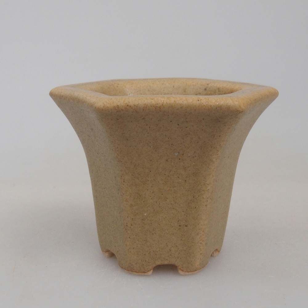 Mini bonsai bowl 4 x 3,5 x 3 cm, color brown
