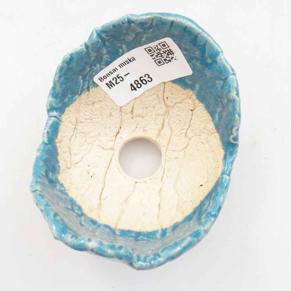 Ceramic shell 8 x 7 x 5,5 cm, color blue