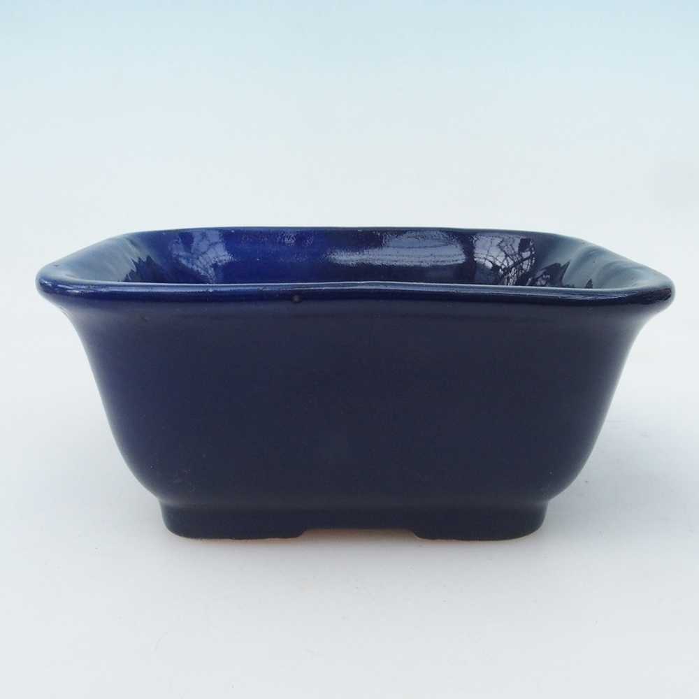 Bonsai bowl H38 - 12 x 10 x 5.5 cm. - brown