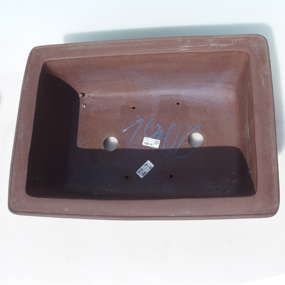 Bonsai bowl 51 x 37 x 17,5 cm - brown