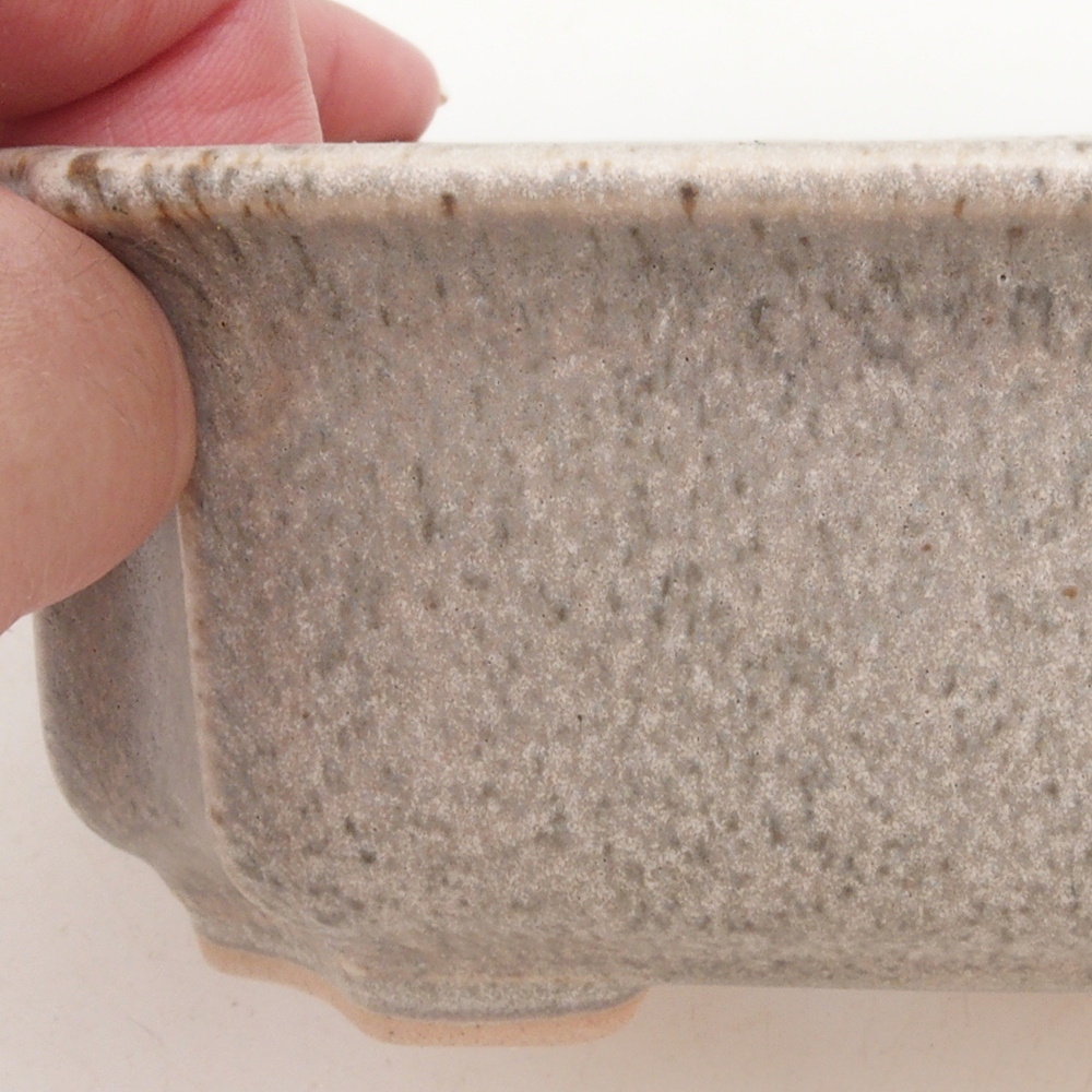 Bonsai bowl H01 - 12 x 9 x 5 cm - beige