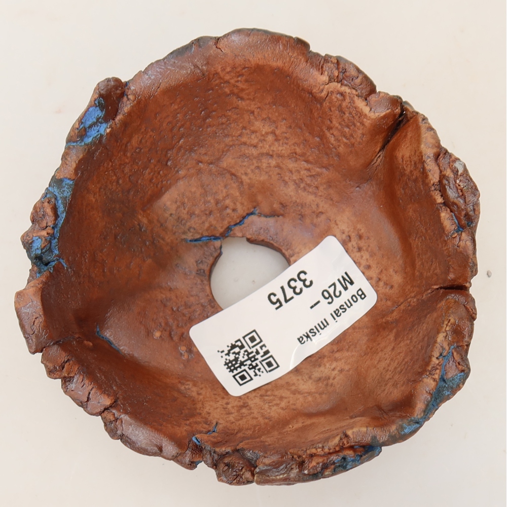 Ceramic Shell, 9 x 9 x 4 cm, blue
