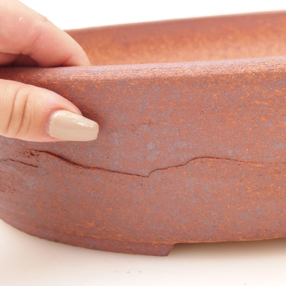 Bonsai bowl 38,5 x 32 x 8,5 cm , metal colour