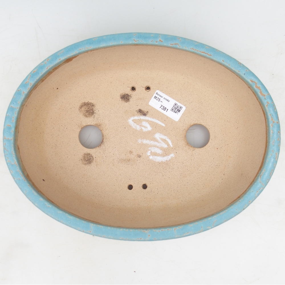 Bonsai bowl 28,5 x 21 x 8 cm , colour blue