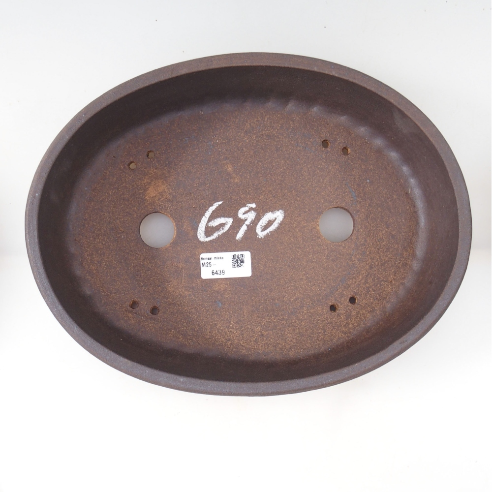 Bonsai bowl 32,5 x 25 x 7 cm , colour brown