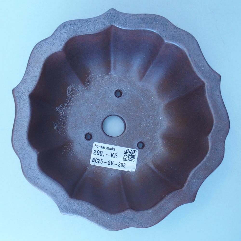 Bowl 14,5 x 14,5 x 8,5 cm brown