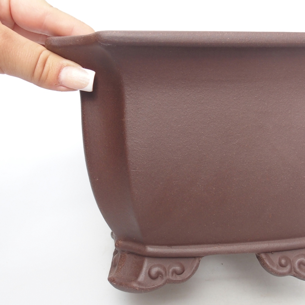 Bowl 20,5 x 20,5 x 14 cm brown