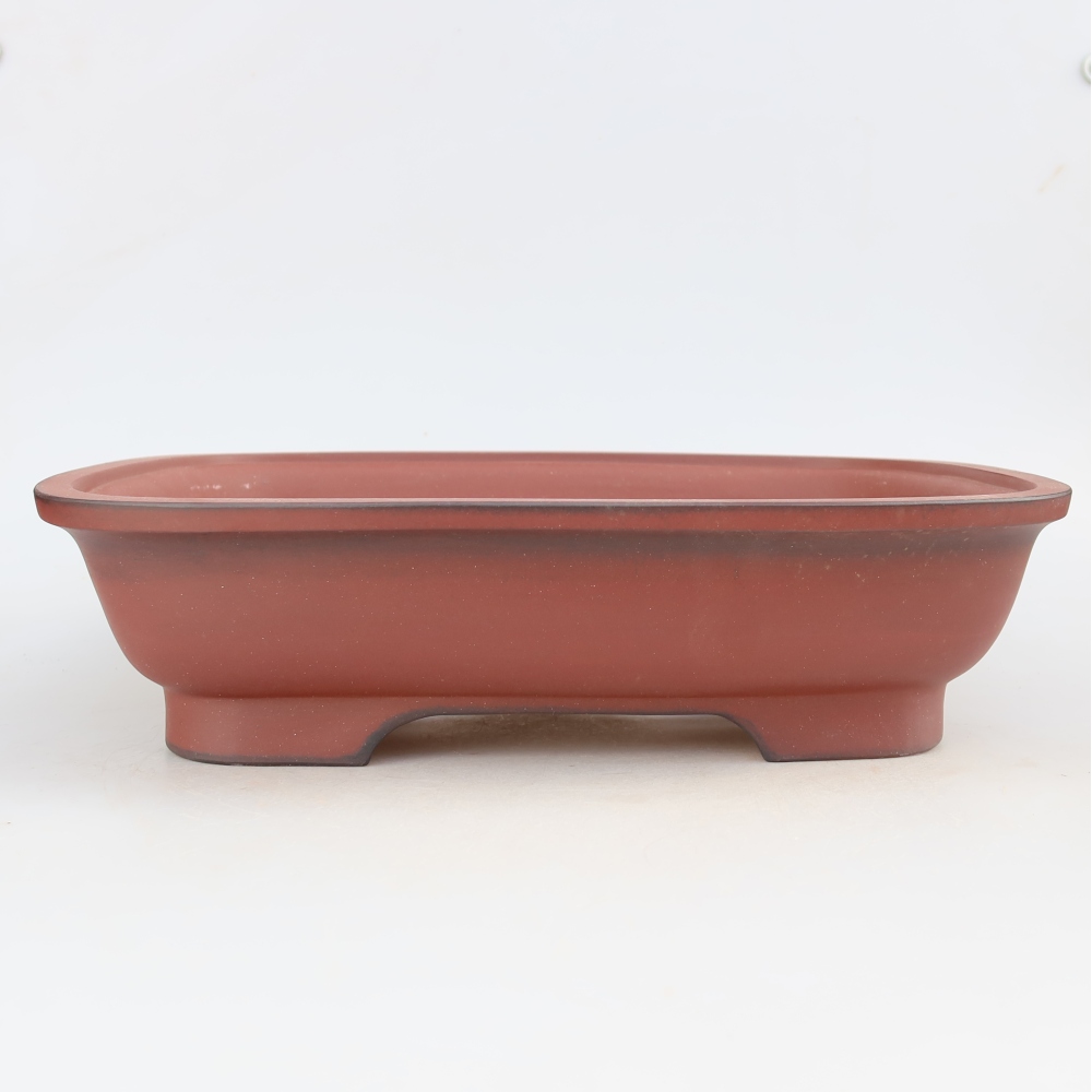 Ceramic Bowl  32 x 24.5 x 8 cm, brick red