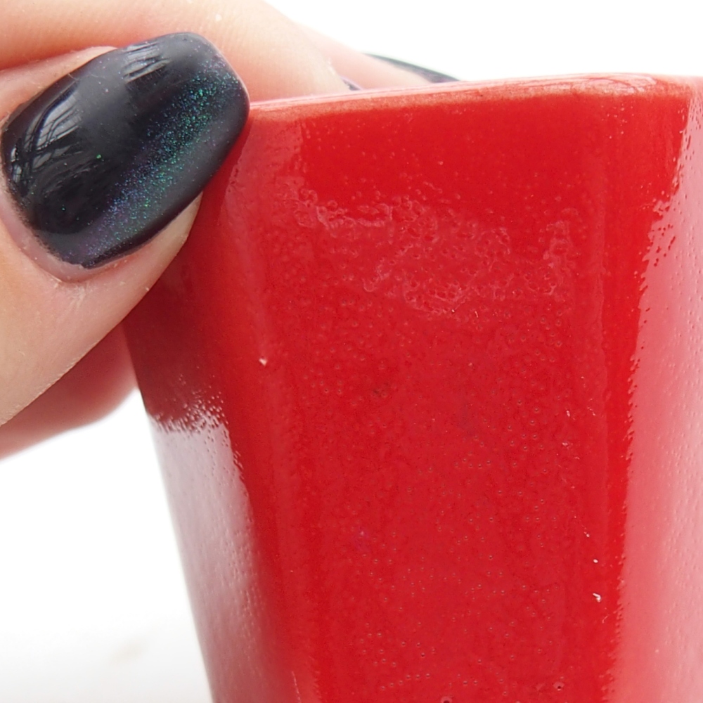 Mini bonsai bowl 5,5 x 5 x 5 cm, colour red