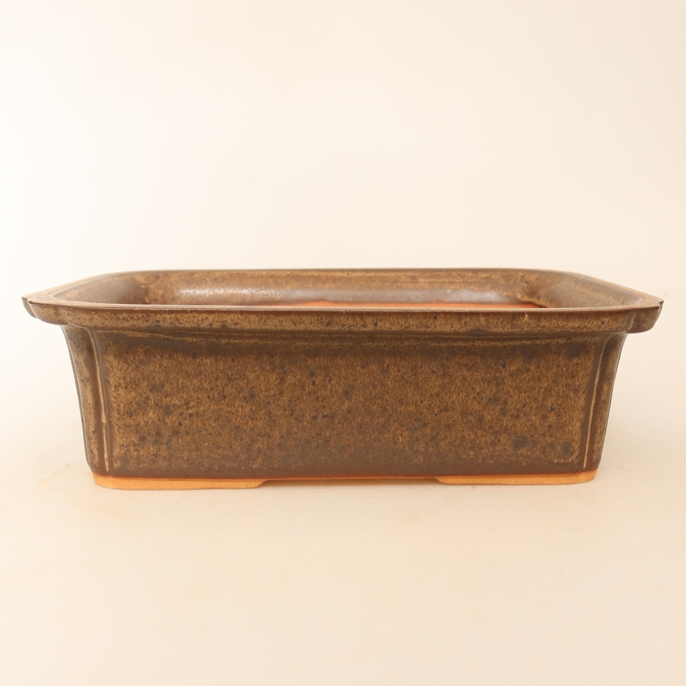 Ceramic Bowl, 20 x 15.5 x 5.5 cm, brown